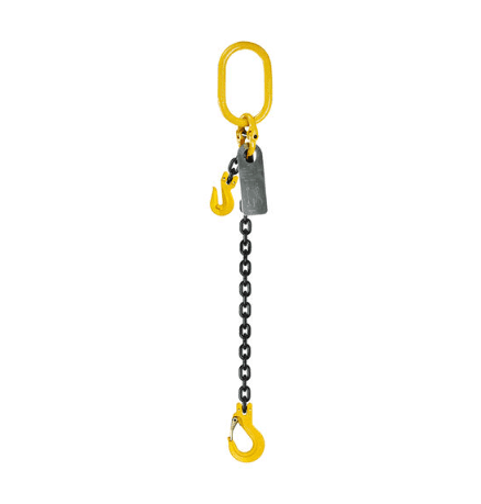 Grade 80 Chainsling 7mm 1leg Effective Length C/W Clevis Type Grab Shortner And Clevis Sling Hook Tested