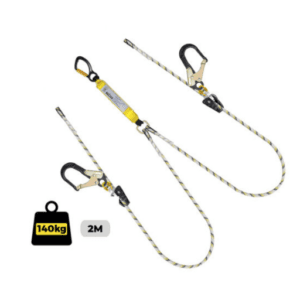 Kernmantle Rope Sharp Edge Double Adjust Aluminum T/A Snap Hook and Aluminium Scaffold Hooks Complies with AS 1891.5
