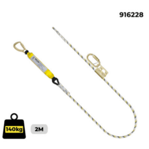 Kernmantle Rope Single Adjust Sharp Edge with T/A Snap Hook AS 1891.5