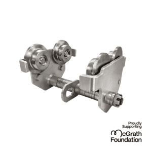 CHALLENGER STAINLESS STEEL PUSH TROLLEY 500kg 50-152mm